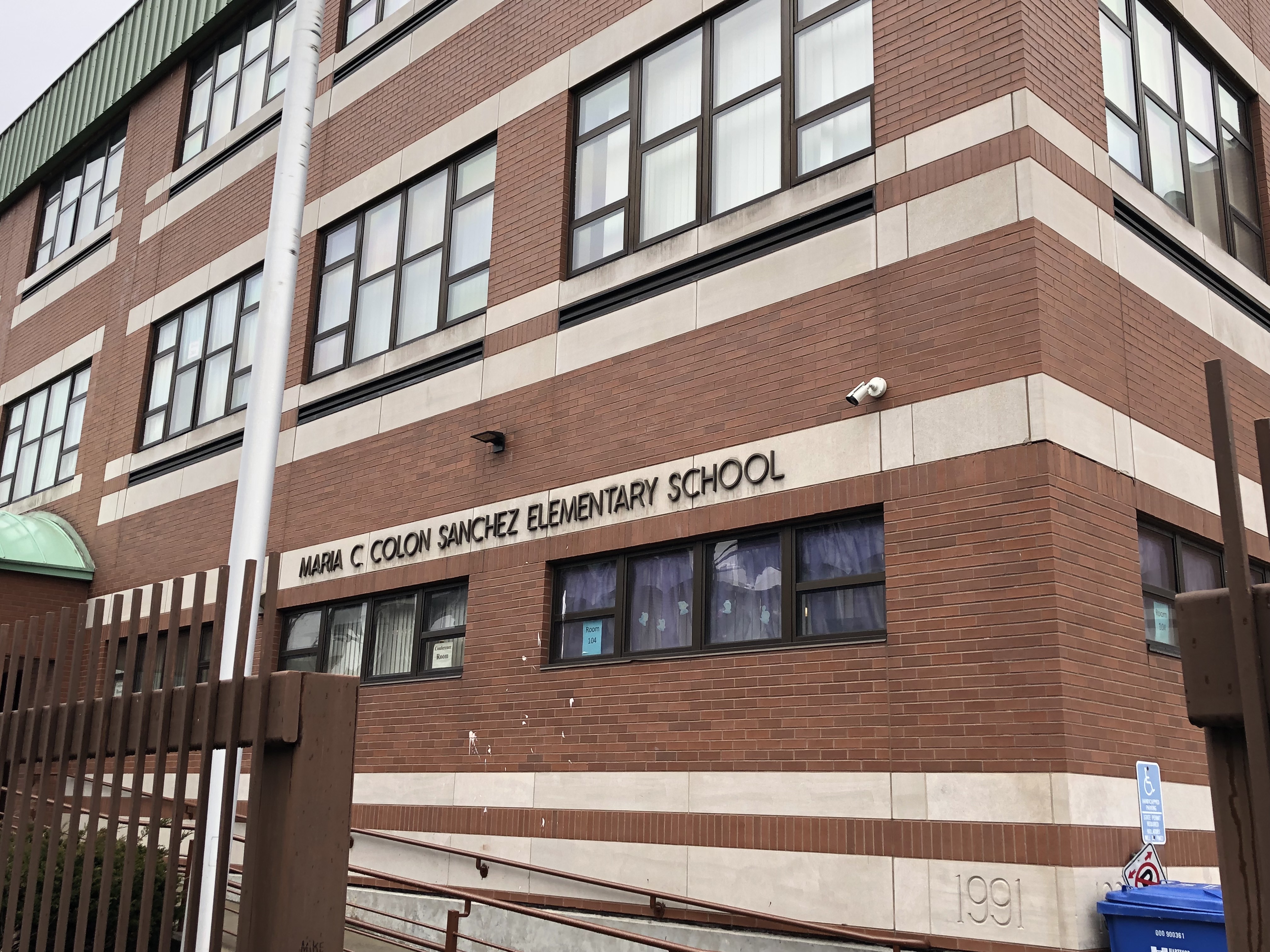 Front part of the Maria C. Colon Sanchez Elementary School 